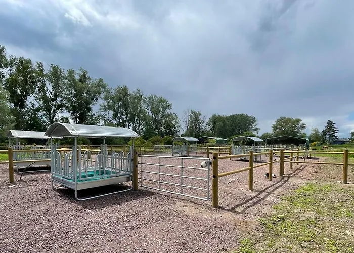 Camping Blue Grass Ranch - Mobilhome Yucca & Jacuzzi
